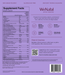 WeNatal Prenatal Protein+ for Her 20 Servings by WeNatal supplement facts label
