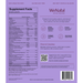 WeNatal Prenatal Protein+ for Her 20 Servings by WeNatal supplement facts label

