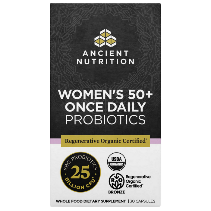Women's 50+ Once Daily 25B 30 Capsules by Ancient Nutrition
