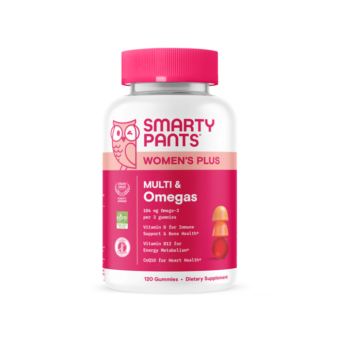 Women's Plus Multi & Omegas 120 by SmartyPants Vitamins