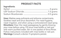 Xlear Sinus Neti Refill Solution 50 Packets by Xlear product facts label