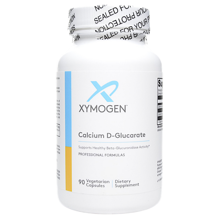 Bottle of Xymogen's Calcium D-Glucarate 90 Capsules