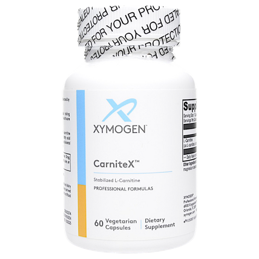 Bottle of Xymogen's CarniteX 340 mg 60 Capsules