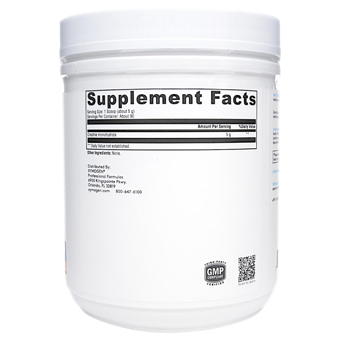 Xymogen's Creatine 450 g supplement facts
