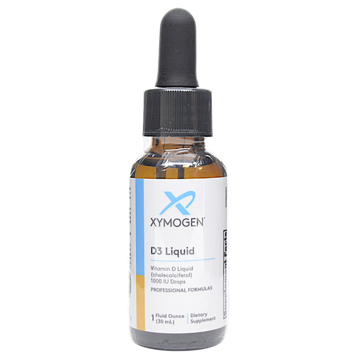 Bottle of Xymogen's D3 Liquid 1 fluid ounce