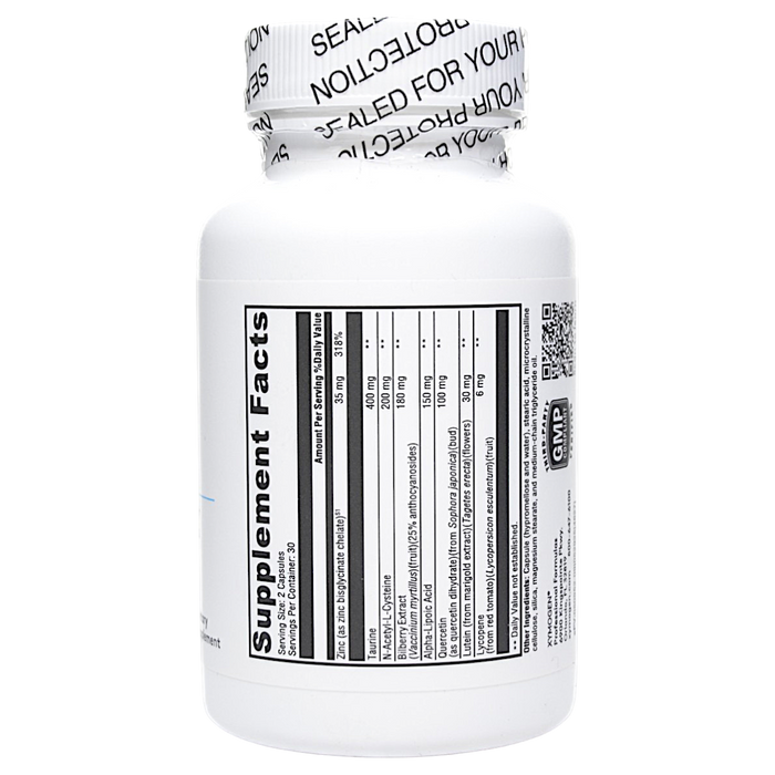 Xymogen's I-Sight 60 Capsules supplement facts