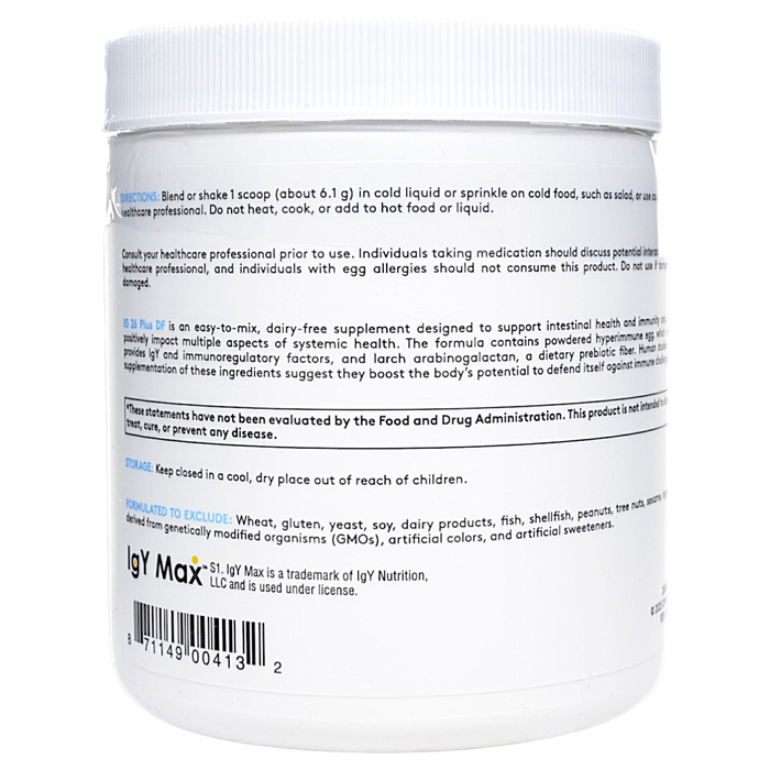 Xymogen's IG 26 Plus DF Vanilla 30 Servings suggested use