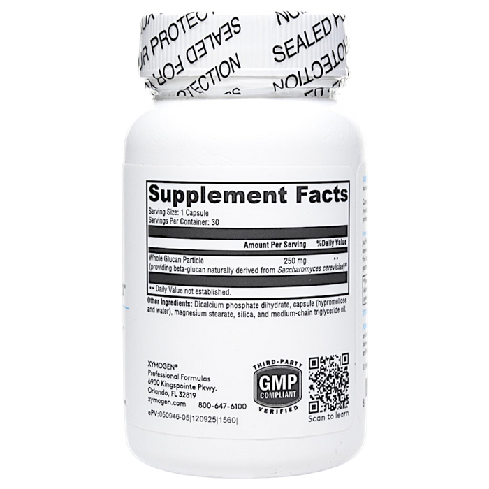 Xymogen's ImmunotiX 250 30 Capsules supplement facts