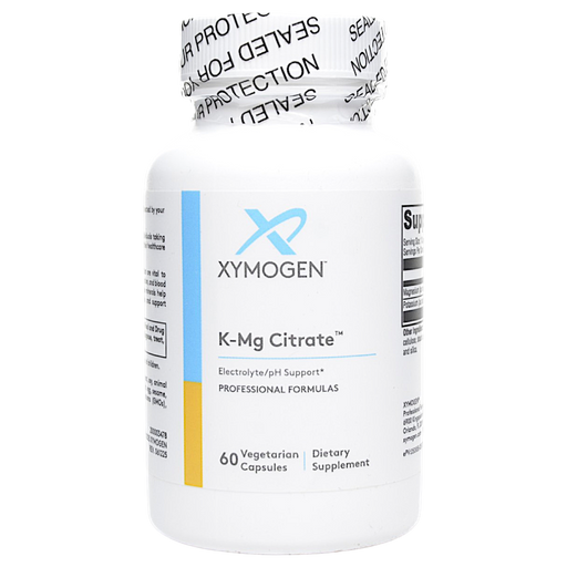Bottle of Xymogen's K-Mg Citrate 60 Capsules