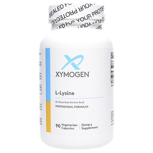 Bottle of Xymogen's L-Lysine 90 Capsules