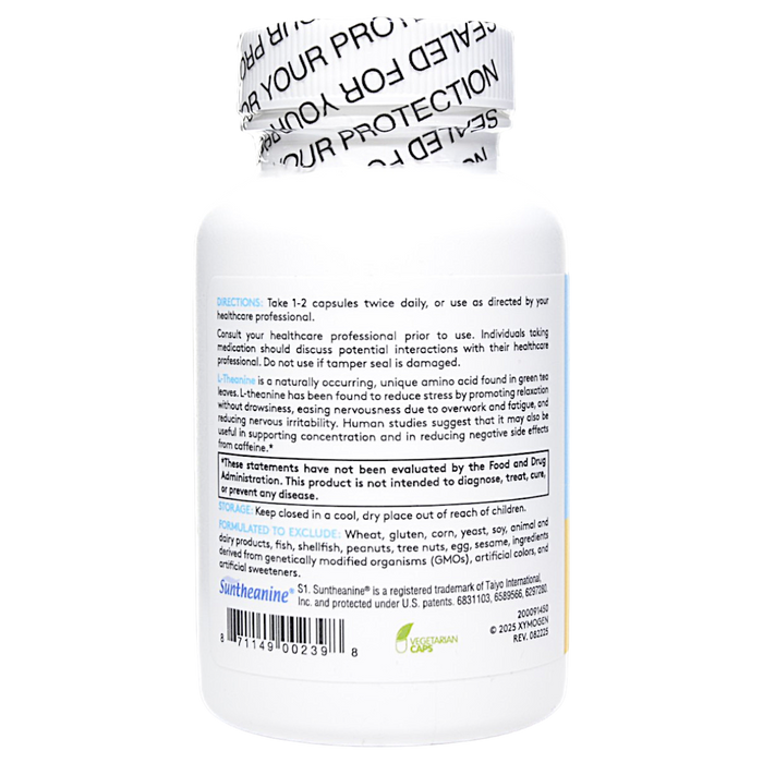 Xymogen's L-Theanine 120 Capsules suggested use