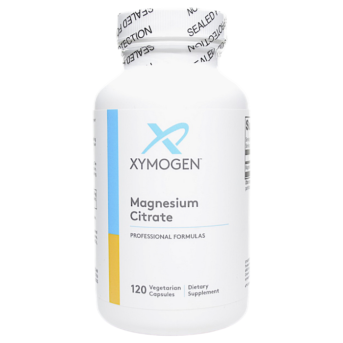 Bottle of Xymogen's Magnesium Citrate 120 Capsules