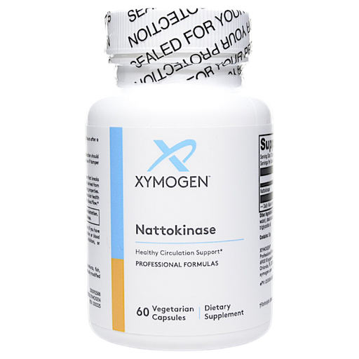 Bottle of Xymogen's Nattokinase 60 capsules