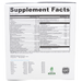 Xymogen's OptiCleanse GHI Lite Sugar- & Stevia-Free Creamy Chocolate supplement facts