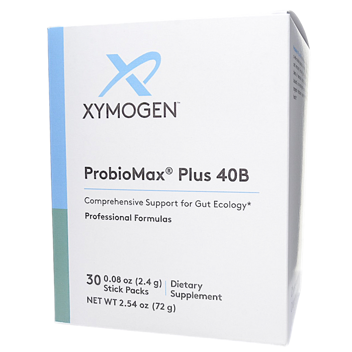 Bottle of Xymogen's ProbioMax Plus 40B 30 Servings