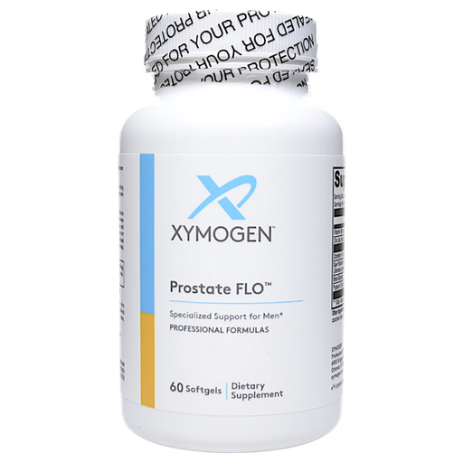 Bottle of Xymogen's Prostate FLO 60 Softgels