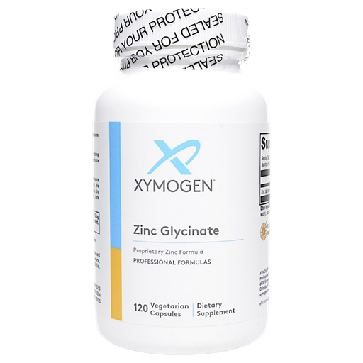 Bottle of Zinc Glycinate 120 Capsules