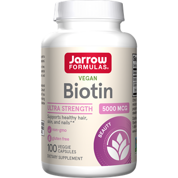Jarrow Formulas, Biotin 5 mg 100 caps