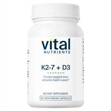 Vital Nutrients, K2-7 and D3 60 vcaps
