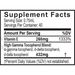 A.C. Grace Unique E Natural Vitamin E Oil 1 fl oz supplement facts label