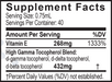 A.C. Grace Unique E Natural Vitamin E Oil Supplement Facts
