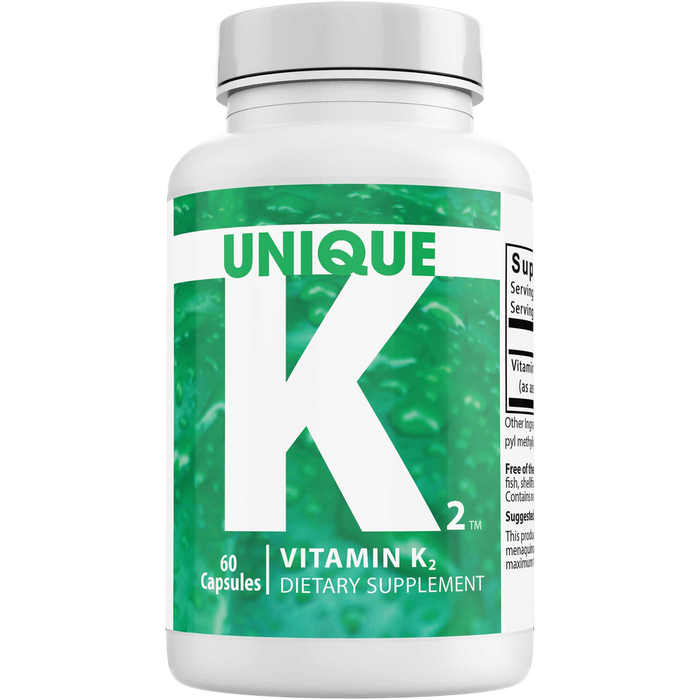 A.C. Grace Unique Vitamin K2, 60 capsules, front of bottle