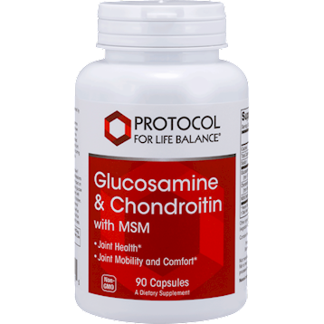 Protocol For Life Balance, Glucosamine & Chondroitin with MSM 90 caps