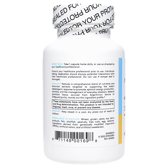 Bottle with directions on a white background