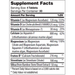 Advanced Nutrition by Zahler BoneFactor 120 tablets supplement facts label