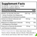 Advanced Nutrition by Zahler Buffered C Powder 11 oz supplement facts label