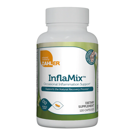 Advanced Nutrition by Zahler InflaMix, 120 capsules, front of bottle