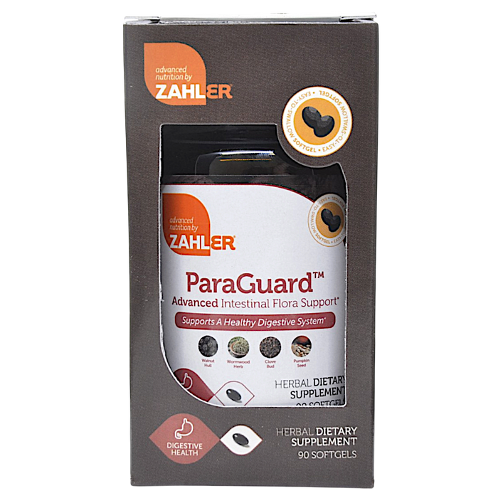 Advanced Nutrition by Zahler Paraguard, 90 softgels, front of box