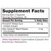 Advanced Nutrition by Zahler Shilajit 60 capsules supplement facts label