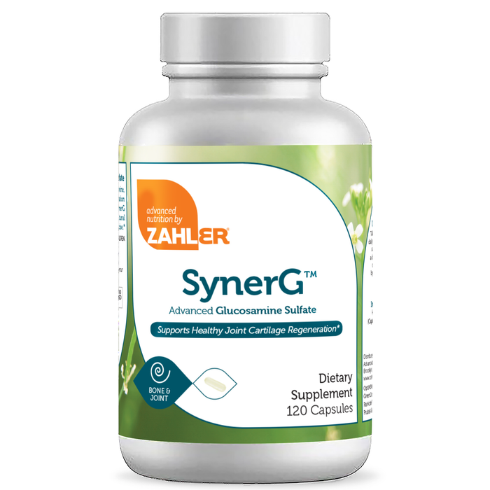 Advanced Nutrition by Zahler SynerG, 120 capsules, front of bottle