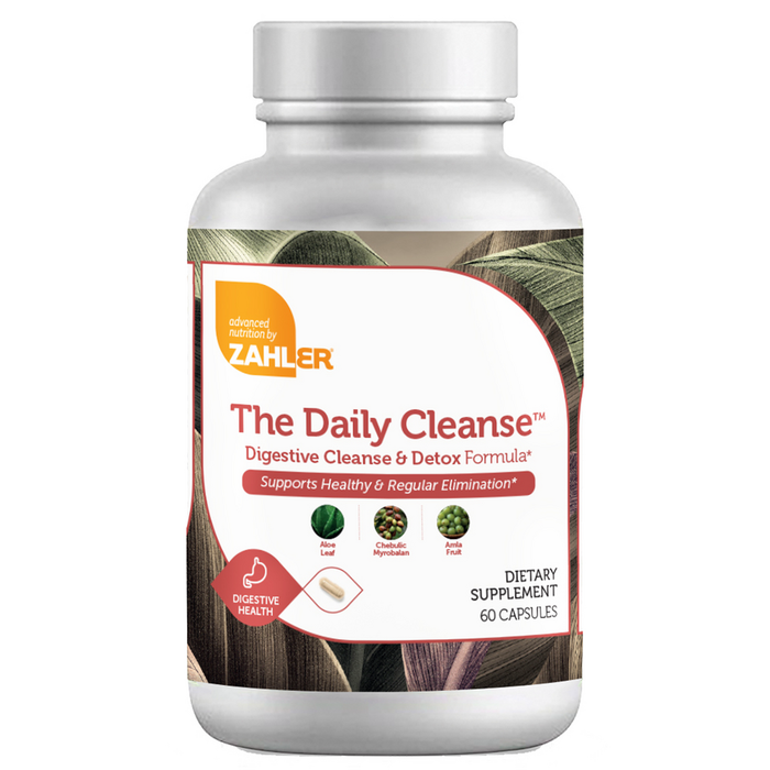 Advanced Nutrition by Zahler The Daily Cleanse, 60 capsules, front of bottle