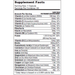 Advanced Nutrition by Zahler Total One Prenatal 60 capsules supplement facts label