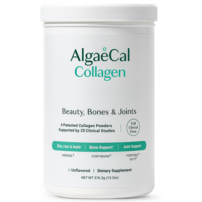 AlgaeCal Collagen, 376.2 g, front of tub