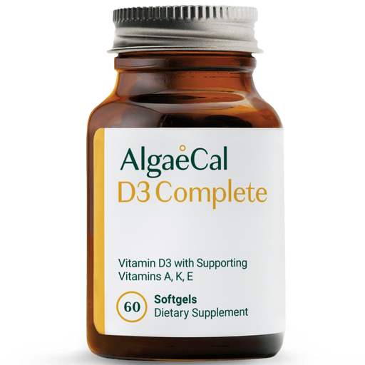 AlgaeCal D3 Complete, 60 capsules, front of bottle