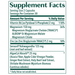 AlgaeCal Magnesium Relax 60 capsules supplement facts label