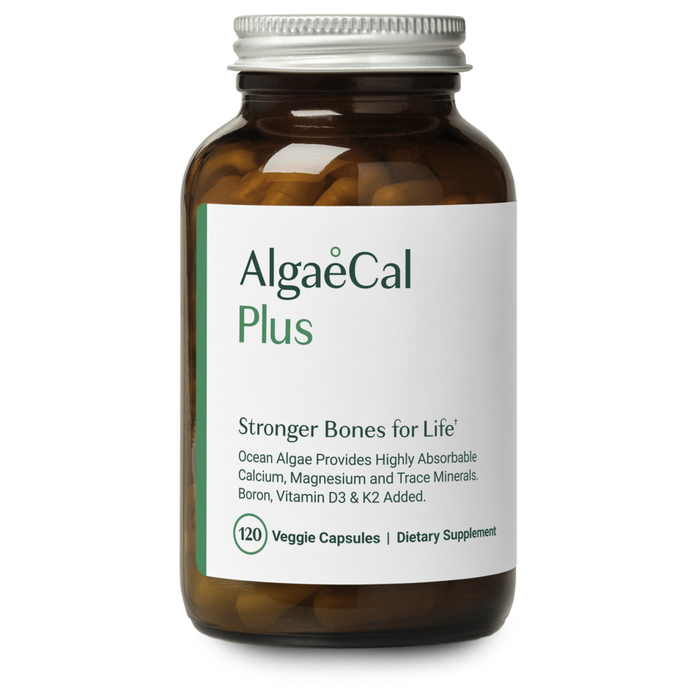AlgaeCal Plus, 120 capsules, front of bottle