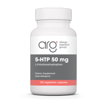 Allergy Research Group 5-HTP 50 mg, 150 capsules, front of bottle