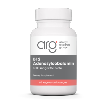 Allergy Research Group B12 Adenosylcobalamin, 60 lozenges, front of bottle