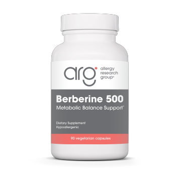 Allergy Research Group Berberine 500, 90 capsules, front of bottle