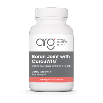 Allergy Research Group Boron Joint with CurcuWin, 90 vegetable capsules, front of bottle