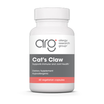 Allergy Research Group Cat's Claw 1300 mg, 60 capsules, front of bottle