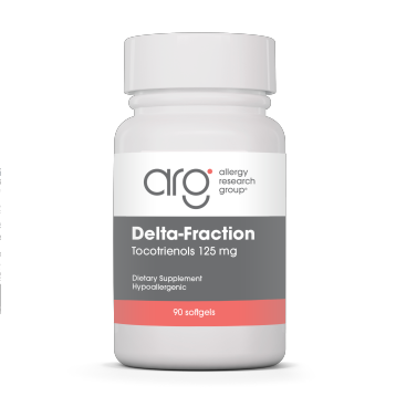 Allergy Research Group Delta Fraction Tocotrienols 125 mg, 90 softgels, front of bottle
