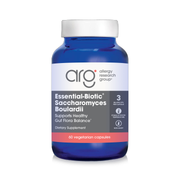 Allergy Research Group Essential-Biotic Saccharomyces Boulardii, 60 capsules, front of bottle