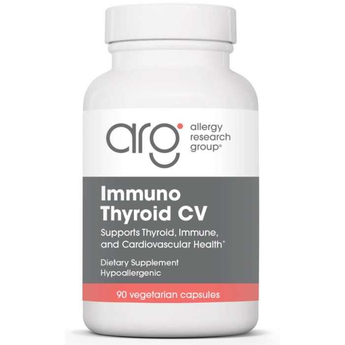 Allergy Research Group Immuno Thyroid CV, 90 capsules, front of bottle
