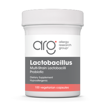 Allergy Research Group Lactobacillus, 100 capsules, front of bottle