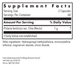 Allergy Research Group Mastica 120 capsules supplement facts label